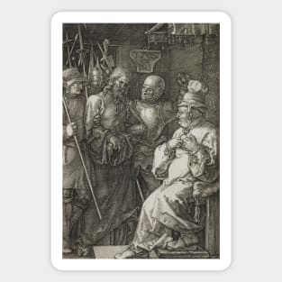 Christ Before Caiaphas by Albrecht Durer Magnet